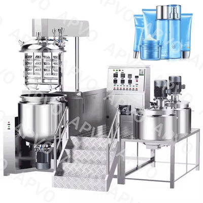 Beli Button Control 300L Cosmetic Emulsifier Mixer Vacuum Homogenizer Cream Mixer online manufacture