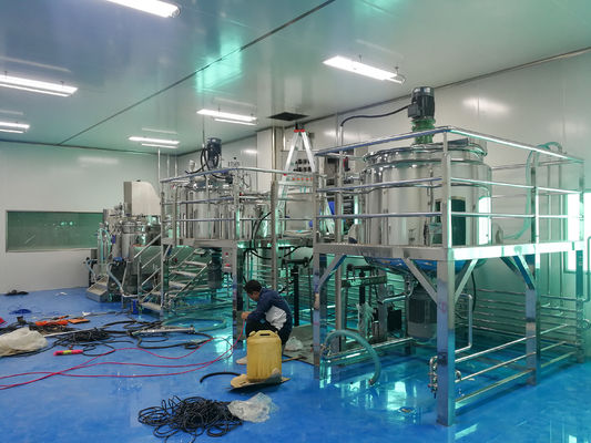 주문 50~50000L 진공 호모게니저 크림 믹서 고 절단 액체 비누 혼합 기계 online manufacture