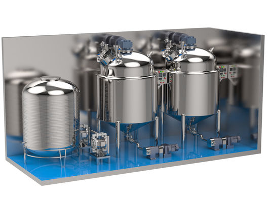 comprar Máquina homogeneizadora de xampu de 10-10000L com painel de controlo de alta eficiência de vácuo online manufacture