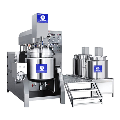 Buy Homogenizing Emulsifying Mixing Tank Cosmetics Facial Body Cream Ointment Lotion Vacuum Emulsifier Mixer Machine online manufacture