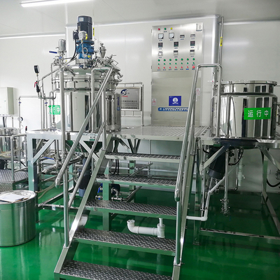 Buy Cosmetic Machinery Cream Manufacturing Equipment Facial Making Mixer Vacuum Homogeneous Body Lotion Maker Emulsifying Machine online manufacture