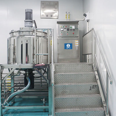 satın al Stainless Steel Industrial Electric Heating Liquid Soap Mixing Equipment Cosmetic Creams Mixing Tank Liquid Soap Making Machine online manufacture