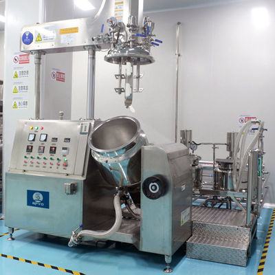 ซื้อ High Quality Vacuum Homogenizing Emulsifier Cosmetic Cream Emulsion Gel Lotion Petroleum Jelly Making Machine online manufacture