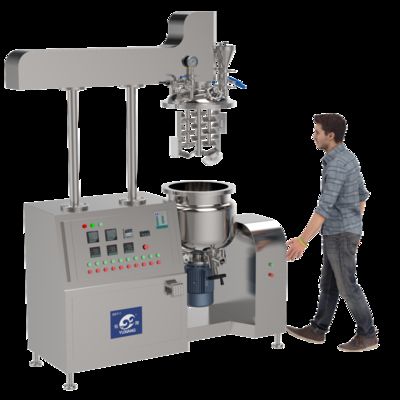 Beli Mesin pencampuran emulsifikasi vakum berkualitas tinggi kosmetik krim sampo vakum homogenisasi produksi tangki pencampuran online manufacture