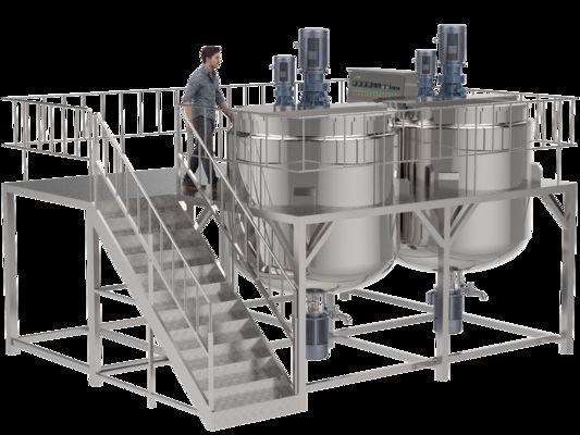 comprar Stainless Steel Commercial Emulsion High Speed Mixing Blending Machine Vacuum Homogenizer online manufacture