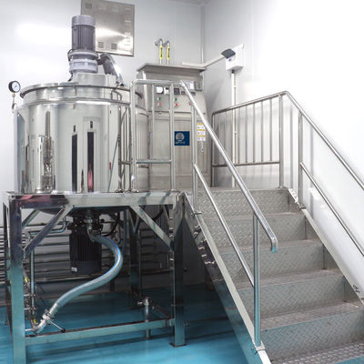 Công nghiệp mỹ phẩm Máy trộn homogenizer chất lỏng với thân thép không gỉ ba lớp