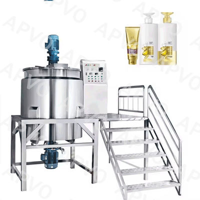 Máy trộn chất lỏng 1000L SUS304 Máy đồng hóa dầu gội 65RPM
