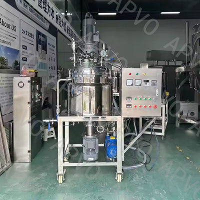 ถังผสมสารซักฟอกเหลว 100 ลิตร พร้อมเครื่อง โฮโมจีไนเซอร์ สําหรับน้ํายาซักมือ 3000RPM