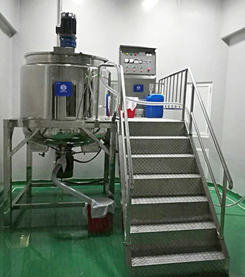 Máquina de emulsificação a vácuo de alta cisalhamento 316LSS/304SS Material Desempenho incomparável