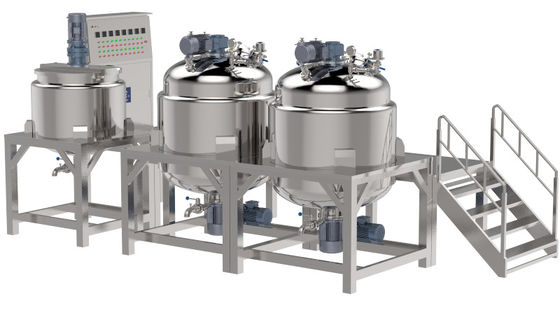 Máquina de Fabricação de Detergente Líquido de Três Camadas Com Homogeneização da Cabeça