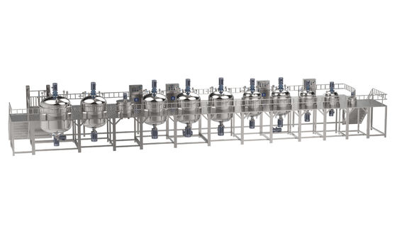 Máy làm kem đánh răng công nghiệp homogenizer với máy trộn cắt cao