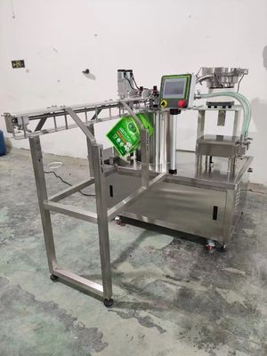 Sucstion Nozzle Bag Filling Machine Compact Automatic Spout Pouch Filling Machine