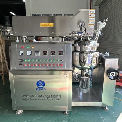 Mesin Homogenizing Shear Tinggi Mixer Kosmetik untuk 10-10000L Kapasitas Campuran dan Efisiensi