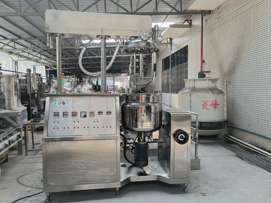 Botões do painel de controlo/PLC Homogeneizador líquido para produtos de lavagem líquidos e produtos de creme e pastelaria Velocidade 0-3600rpm