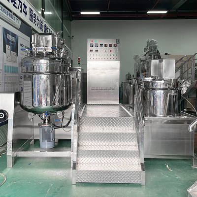 Cosmetic Machinery Cream Manufacturing Equipment Facial Body Lotion Maker Making Mixer Vacuum Homogeneous Emulsifying Machine