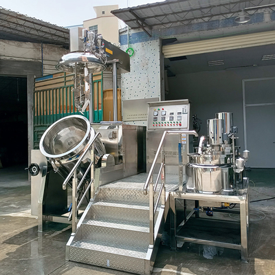 Cream Homogenizing Mixing Kettle Vacuum Defoam Mayonnaise Making Machine Honey Making Machine