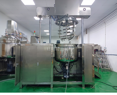 Toothpaste Making Machine Vacuum Emulsifier Toothpaste Production Line Toothpaste Equipment Homogenizer