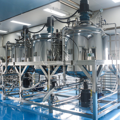 Vacuum Homogenizer Emulsification Machine Syrup Mixer Stirring Tank Mayonnaise Sauce Mixing Making Machine