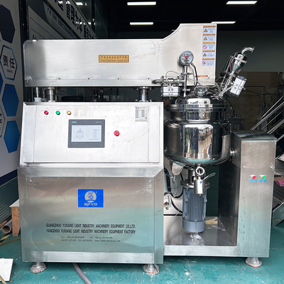 Vacuum Homogenizer Cosmetics Mayonnaise Food Making Machine  Emulsifying Mixer