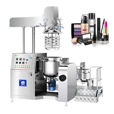 Face Cream Homogenizing Mixing Equipment Cosmetic Vacuum Emulsifying Mixer Homogenizer