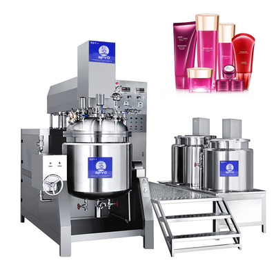 Hydraulic Lifting Vacuum High Shear Homogenizer Emulsifier Mixer for Cosmetic Cream Lotion