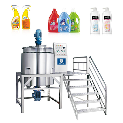SUS 304 316 Chemical Liquid Detergent Mixer liquid Soap Making Machine