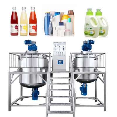 Chemical Machinery Agitator Homogenizer Mixer Liquid Soap Detergent Shampoo Making Mixing Machine Homogenizer Mixer
