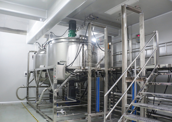 500L 1000L 2000L 5000L Cosmetic Food Chemical Cream Liquid Mixer Mixing Machine Stainless Steel Mixing tank