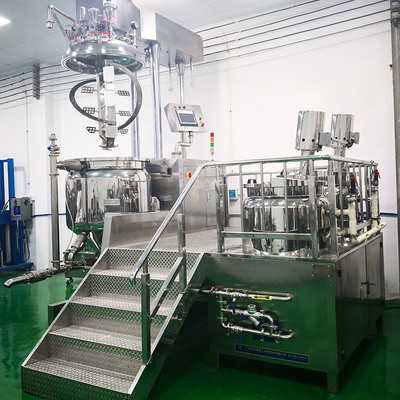 Cosmetic Emulsifying tank Vacuum Homogenizer Lab Emulsifying Mixer with Vacuum Homogenizer Cream Mixer