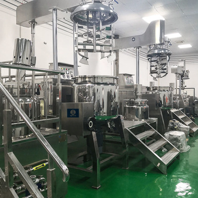 Cosmetic Paste and Cream Production Vacuum Mixer Emulsifier Equipment