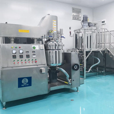 Vacuum Homogenizing Emulsifier Machine 100L 500L 1000L Cosmetic Cream Homogenizer Mixer Emulsifier