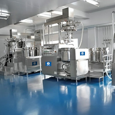 Homogenizer And Mixer Machine With Vacuum Pump For Mayonnaise Cheese Ketchup Paste Face Care Whitening Cream Production