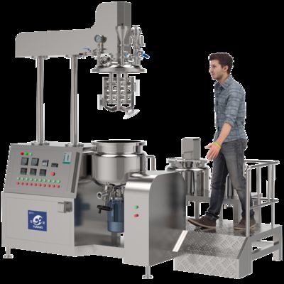 Vacuum Homogenizer Emulsifier Machine High Shear Mixing for Cosmetics Cream Ointment Industrial