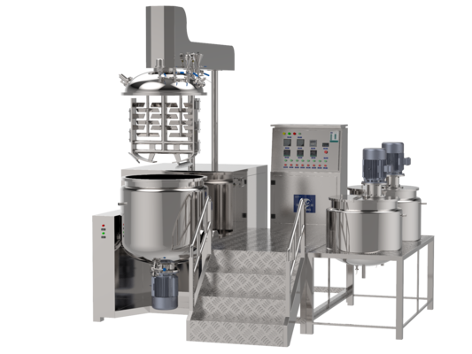 High Shear Stainless Steel Mixer Homogenizing Emulsion Machine For Cosmetic Face Cream