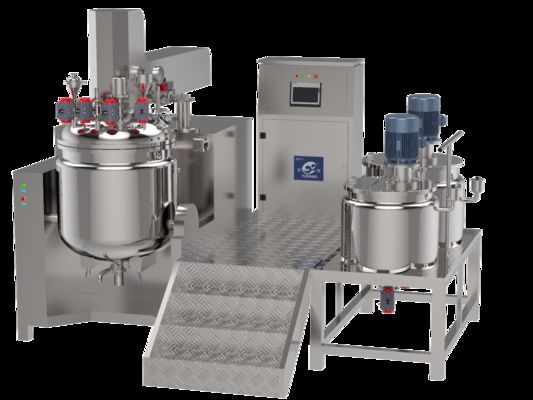 Vacuum Emulsifying Mixer Homogenizer Ointment Cosmetics Cream Mayonnaise Making Machine