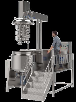 High Quality Shampoo Cteam Lotion Making Machine Vacuum Emulsifying Mixer Cosmetics Making Machine