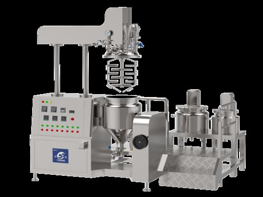 Vacuum Homogenizer Cosmetics Mayonnaise Food Making Machine High Shear Homomixer Emulsifying Mixer