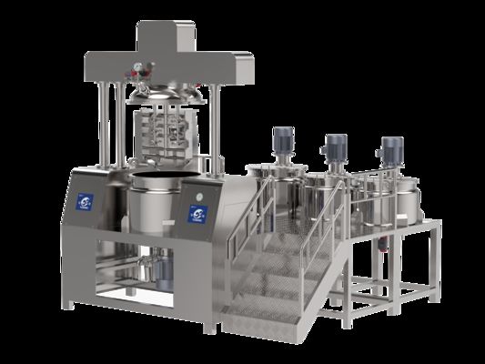 Vacuum Automatic Making Equipment Cosmetics Making Machine Toothpaste Mixing Making Machine