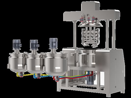 Vacuum Mixing Equipment Cream Making Emulsify Homogenizer Machine Toothpaste Maker Equipment