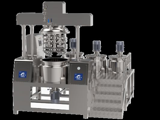 Cosmetics Manufacturing Plant Equipment Snail Slime Emulsifier Machine For Toothpaste Making