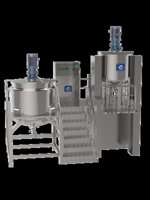 Cosmetic Heating Homogenizing Mixing Tank With Agitator Liquid Soap Making Machine Liquid Detergent Mixier