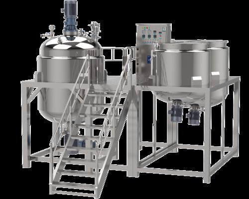 Vacuum Emulsifier Machine Cream Lotion Serum Sunscreen Making Homgoenzier Mixer For Cosmetics